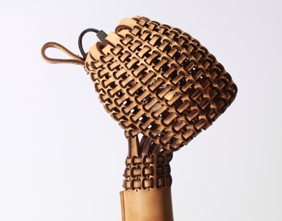 Ákob Leather Lamp / more than a covering material