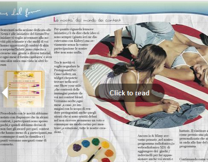 Editorial design || Progettazione magazine Contestland