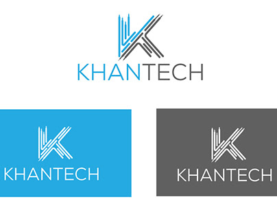 Khan tech Logo Design-kt logo-letter logo-Abstract logo