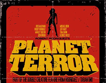 Planet Terror Vector Poster