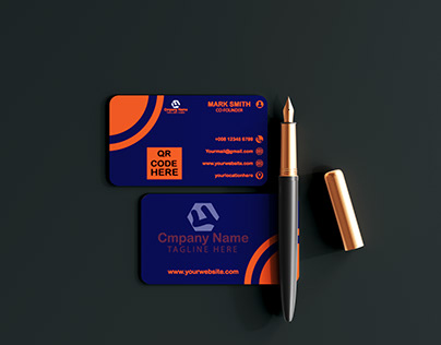 Rounded Corner Business Card Design