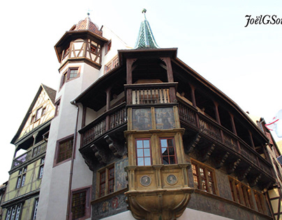 Typic house from Alsace in France
