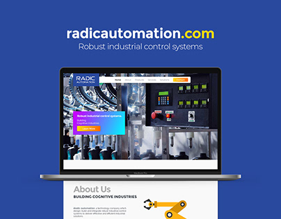 Project thumbnail - Radic Automation - Website Design