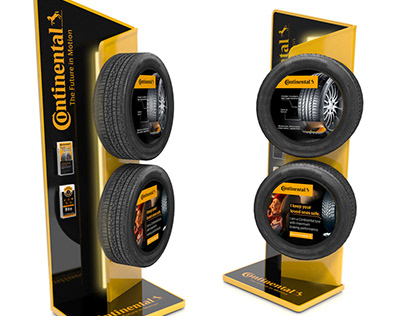 Retail DIsplay Design_ Continental Tire Floor Display