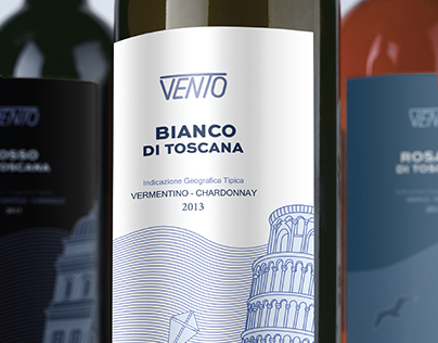 Italian wine brand concept