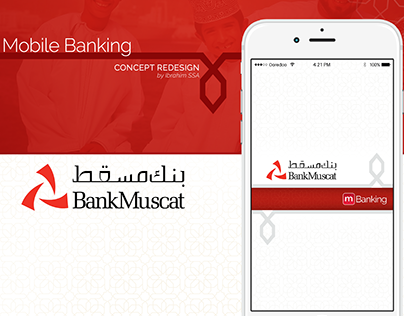 Bank Muscat - Mobile Banking App (Concept)