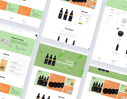 Webshop Design for CBD Products