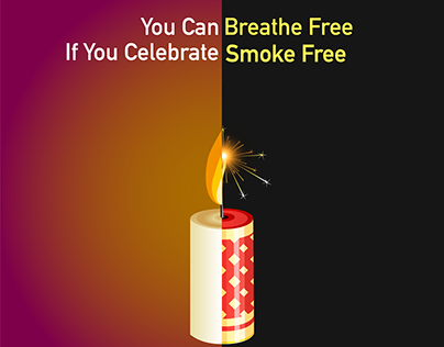 Smoke Free Diwali Poster !!