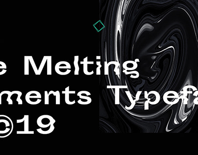 Melting Elements Typeface