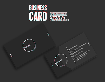 Business Card- Sinclair Produções