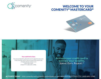 Comenity Bank - Mastercard Credit Card -- Welcome Kit