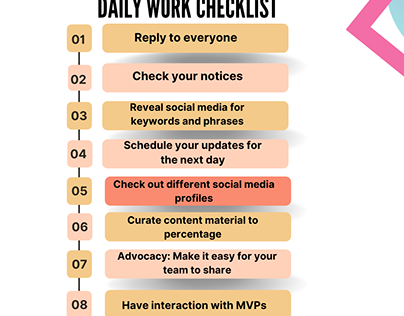 Social Media Manager Daily Checklist