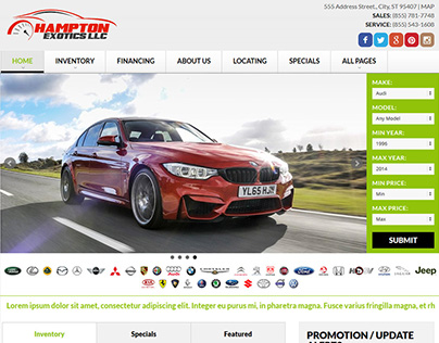 Web Design For Car Dealers