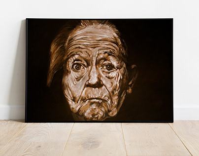 Old woman, 50x70