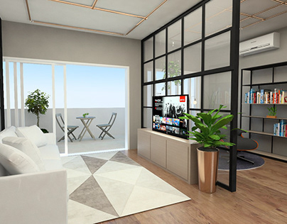 Interior Design Study for a Contemporary Home
