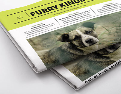 Furry Kingdom Newspaper Template