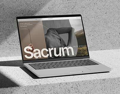 SACRUM (online retreat) — UI/UX + Social Media Design
