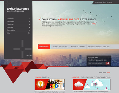 Arthur lawrence Website Design