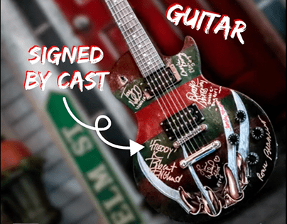 Custom Guitar - Nightmare on Elm Street Freddy Krueger