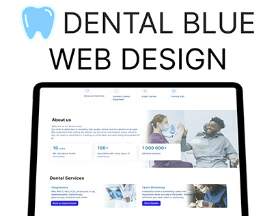 DentalBlue Dental clinics Website design