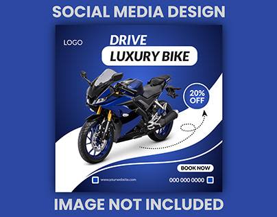 Social Media Post Bike Design Template