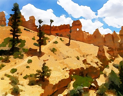 Bryce Canyon Watercolors - by Dane Shakespear
