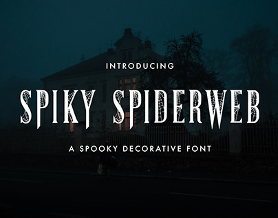 Spiky Spiderweb | Font