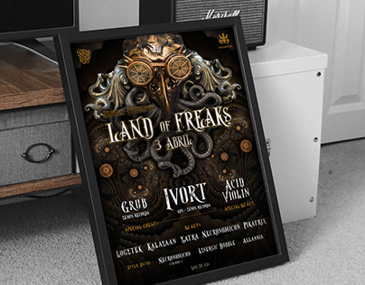 Land of Freaks | Event Poster