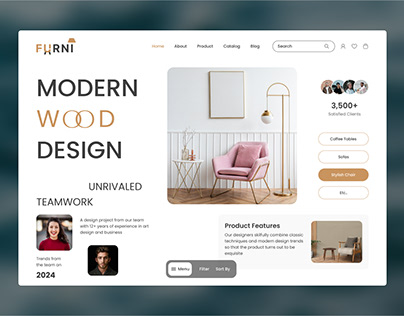 Furniture Website Design - Furni