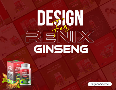 Creative Social Media Design for Renix Ginseng