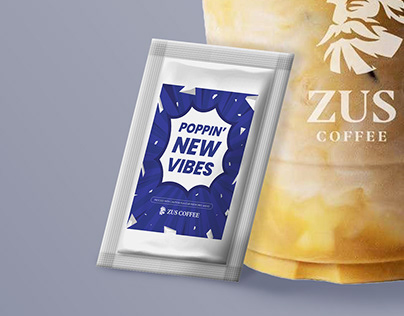 POP Packaging Sticker Design - ZUS Coffee