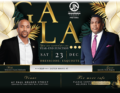 Year End Function: Gala Event Designs