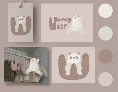 Logo design for Whimsy Wear | Brand created by AI