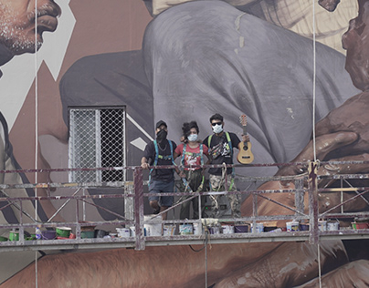 Kumartuli Mural Tribute with St+art India