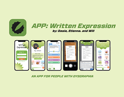 Written Expression: An App For People With Dysgraphia