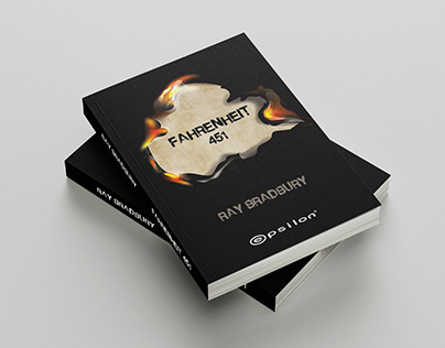 Book Cover Design - Fahrenheit 451