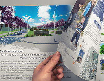Brochure Comercial para Barrio Abierto Puerta del Sol
