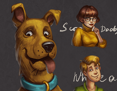 Stylization of "Scooby-Doo" Characters