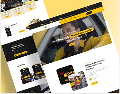 Taxi Cab Service Company Website Template