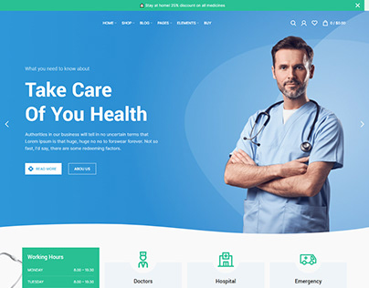 Medical Health Website Development