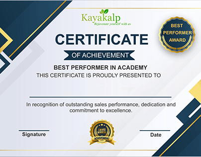 Certificate Achievement