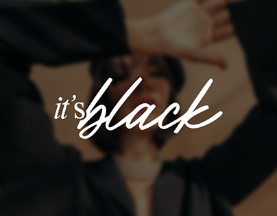 it's black | branding
