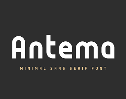 Antema - Sans Serif Font