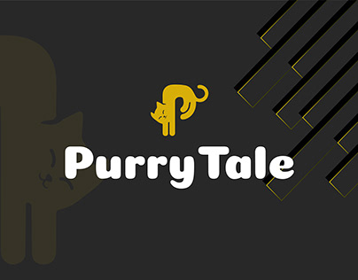 purry tale logo design