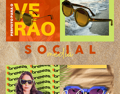 Social Media - Óculos de Sol