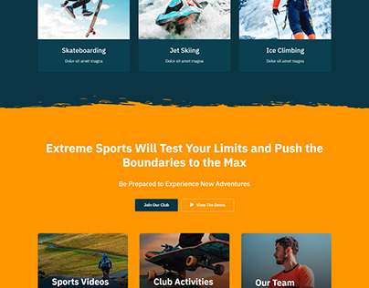 Extreme-Sports Website