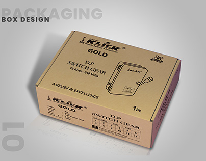 Packaging Box Design | Switch Gear Box