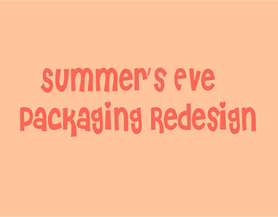 Summer's Eve Packaging Redesign