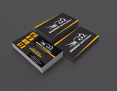 Sasmaz Moto Garaj Logo and business card design