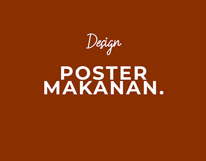 Project thumbnail - POSTER MAKANAN